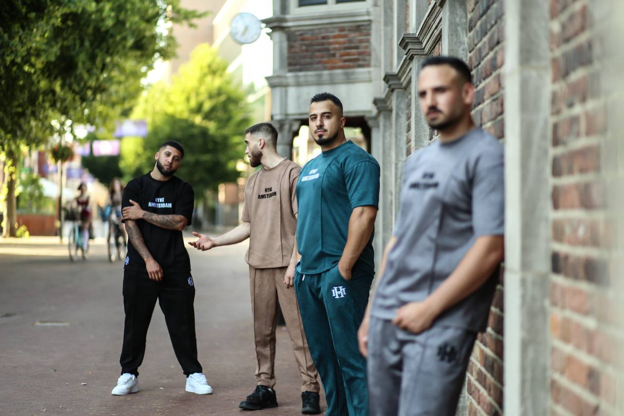 HYKE Amsterdam - Luxury Velvet Tracksuit – View 1